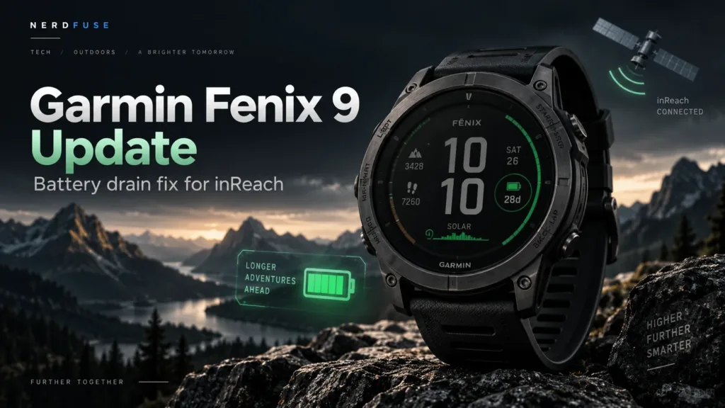 Garmin Fenix 9 Gets Its First Update